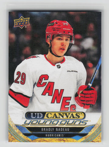 Bradly Nadeau Young Guns Canvas #C115 - Carolina Hurricanes 2024-25 Series 1