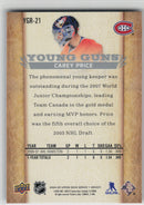 Carey Price Young Guns Renewed