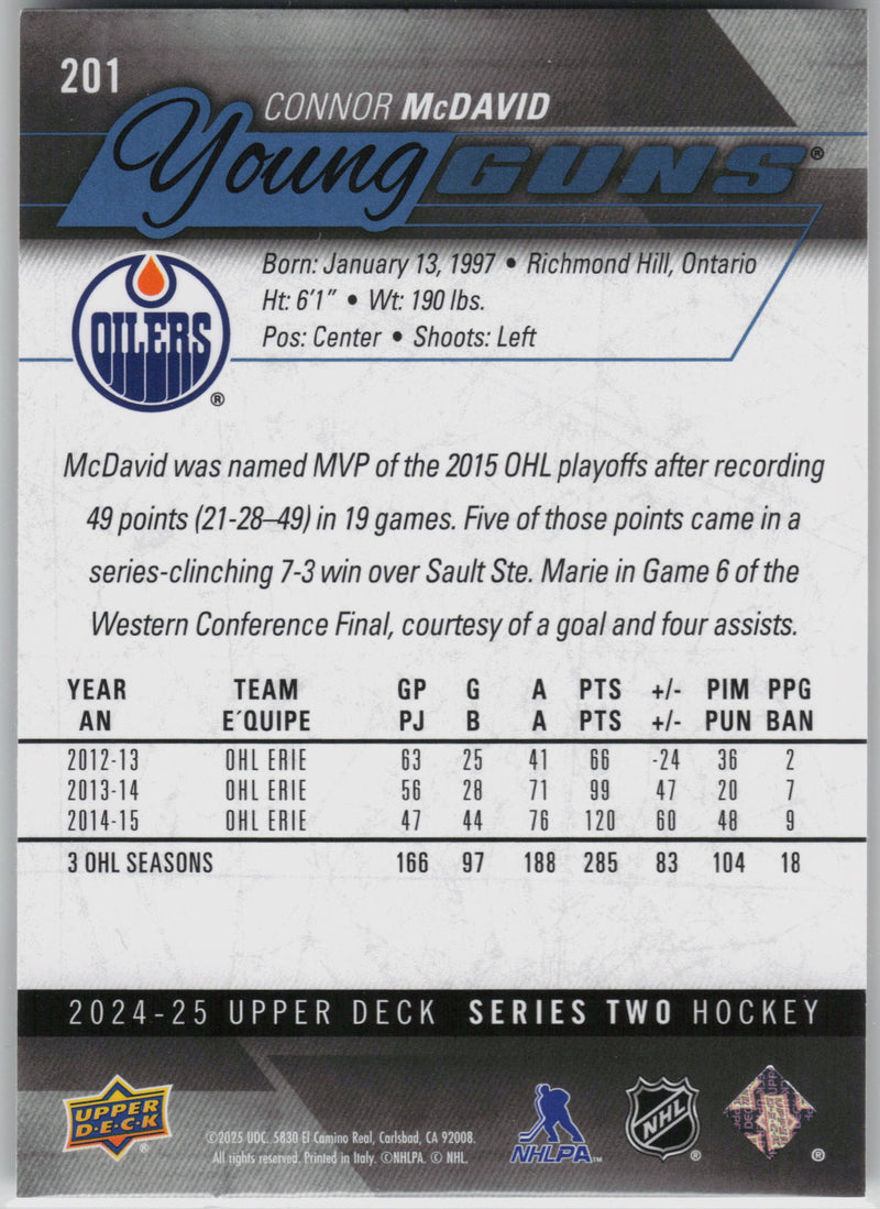 Connor McDavid Young Guns Renewed