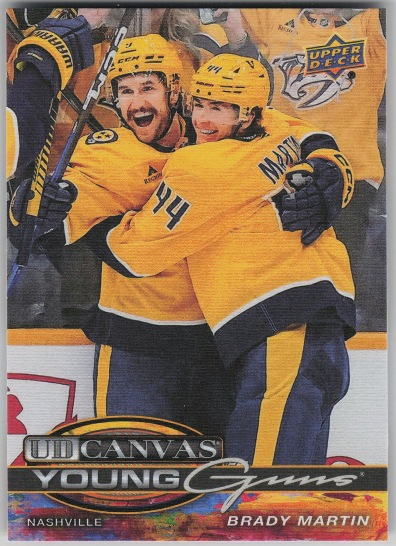 Brady Martin Young Guns Canvas Nashville Predators