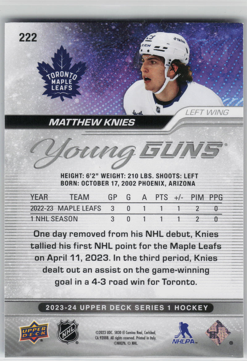 Matthew Knies Young Guns