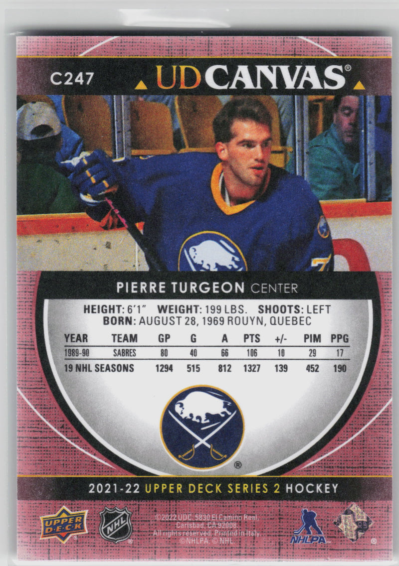 Pierre Turgeon UD Canvas