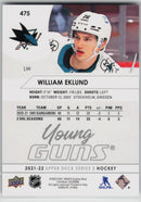 William Eklund Young Guns - San Jose Sharks