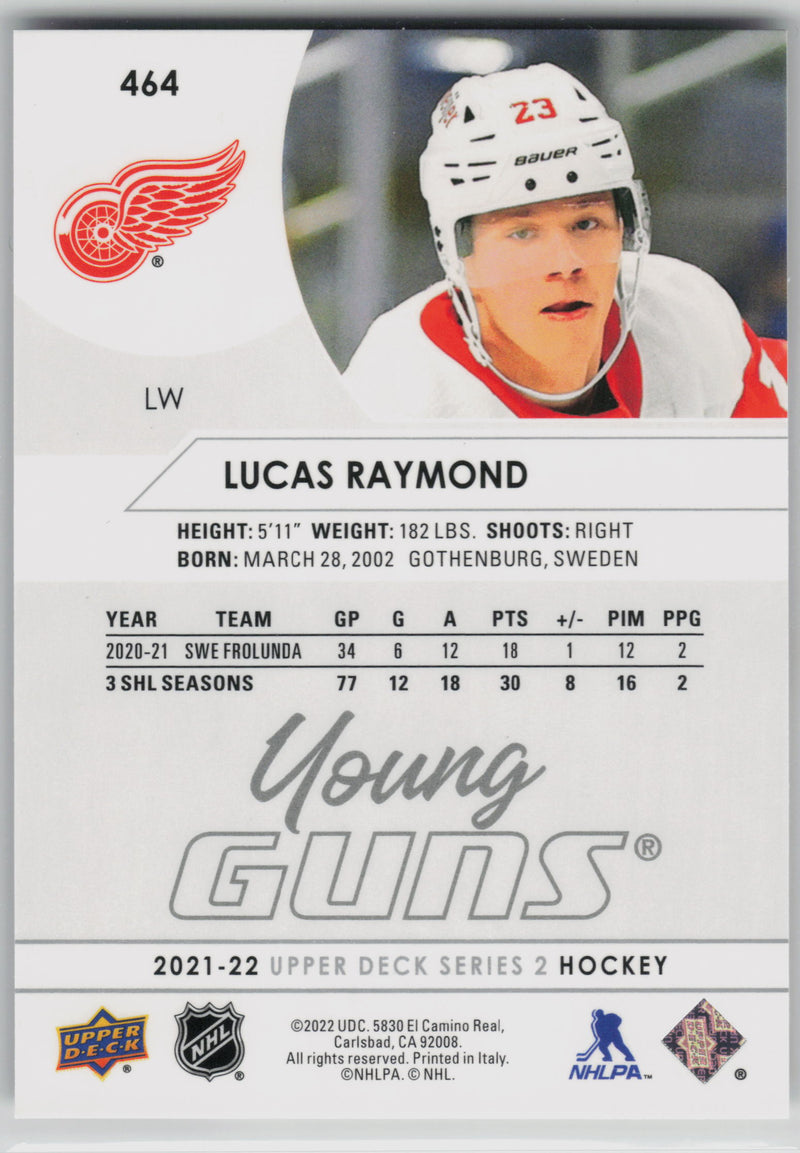 Lucas Raymond Young Guns - Detroit Red Wings