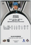 Macklin Celebrini Black Rainbow