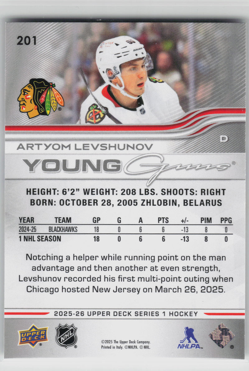 Artyom Levshunov Young Guns