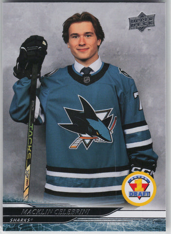 Macklin Celebrini 1st Round Draft #743 - San Jose Sharks 2024-25 Extended