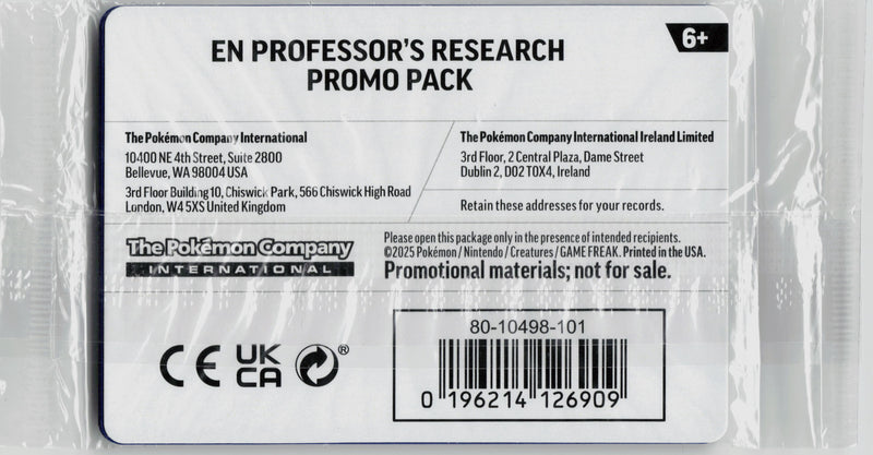 Professor's Research 4 Pack - Professor Program Promo - SEALED