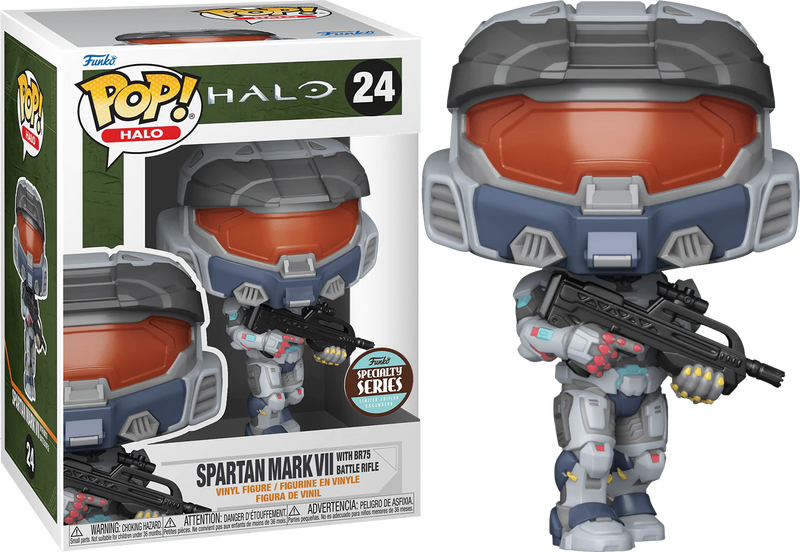 Spartan Mark VII with BR75 Battle Rifle - Halo