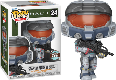 Spartan Mark VII with BR75 Battle Rifle - Halo #24 (Specialty Series)