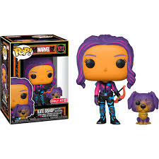 Kate Bishop with Lucky the Pizza Dog (Blacklight) - Marvel