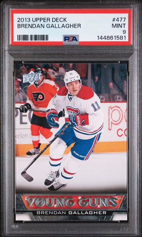 Brendan Gallagher Young Guns PSA 9 - Montreal Canadiens