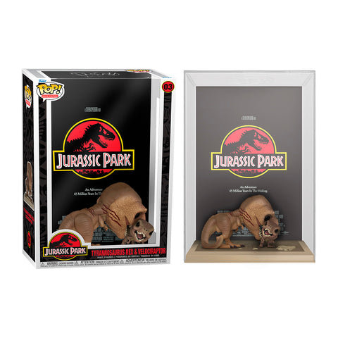 Tyrannosaurus Rex & Velociraptor (Movie Posters) - Jurassic Park #03