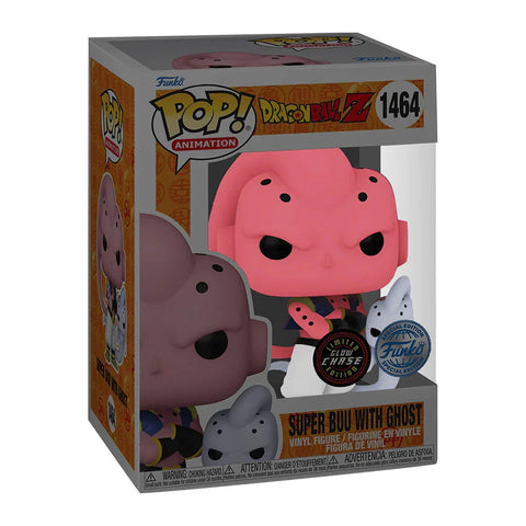 Super Buu with Ghost - Dragon Ball Z #1464 (Glow Chase) (Funko Special Edition) (H3)