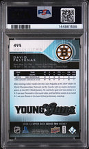 David Pastrnak Young Guns PSA 8 - Boston Bruins