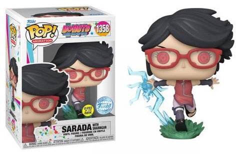 Sarada with Sharingan - Boruto: Naruto Next Generations #1358 (Glows In The Dark) (Funko Special Edition)