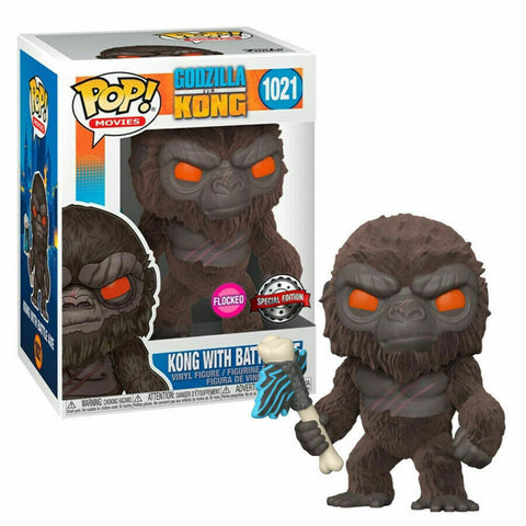 Kong avec Battle Axe - Godzilla contre Kong #1021 (floqué) (édition spéciale)