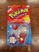 Battle Figures With Poké Ball And Battle Discs - Pokémon #35-#36