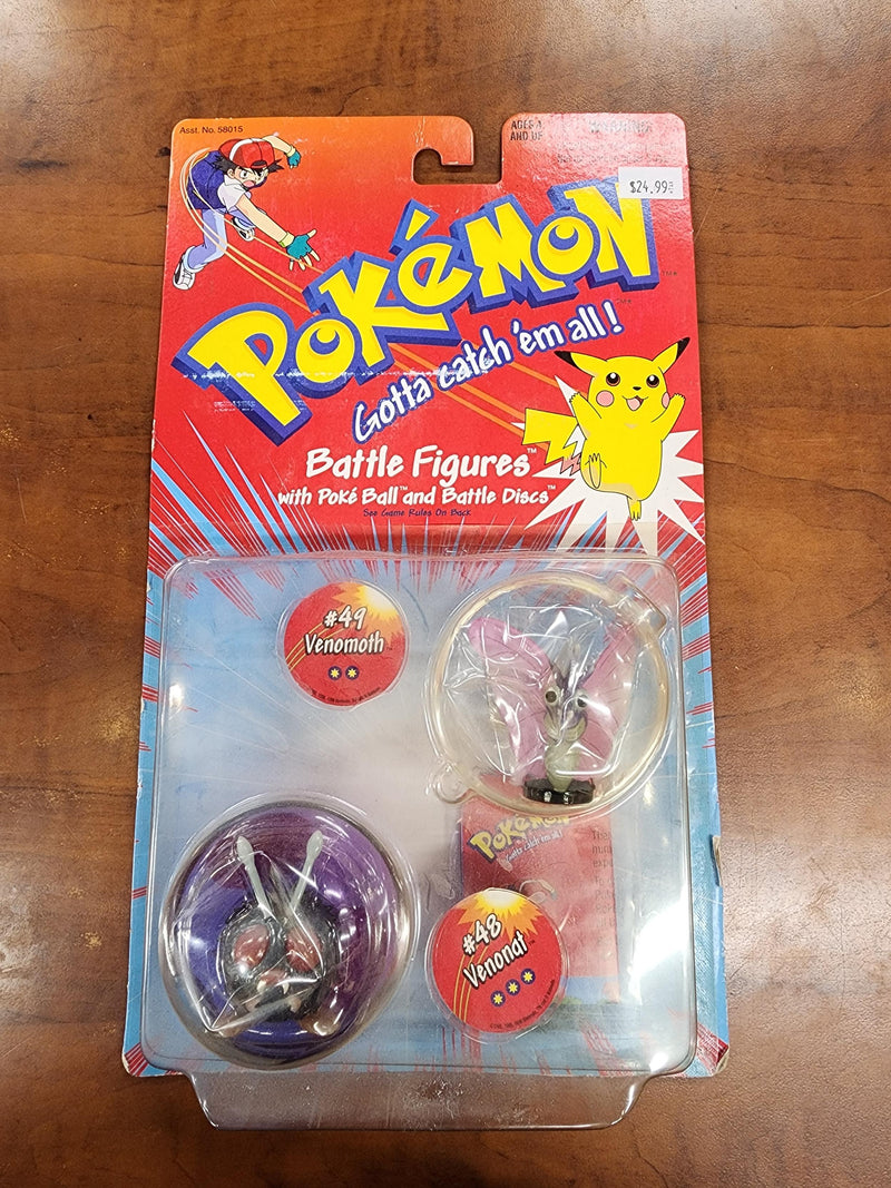 Battle Figures With Poké Ball And Battle Discs - Pokémon #48-#49