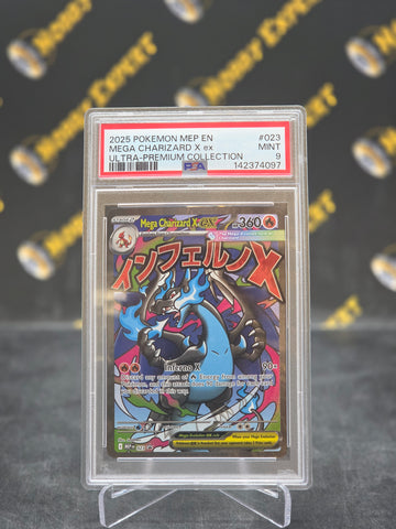 Mega Charizard X ex #023 - UPC Promo - PSA 9