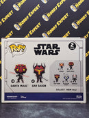 Darth Maul & Gar Saxon 2 Pack - Glows In The Dark / 2023 Target Con - Star Wars