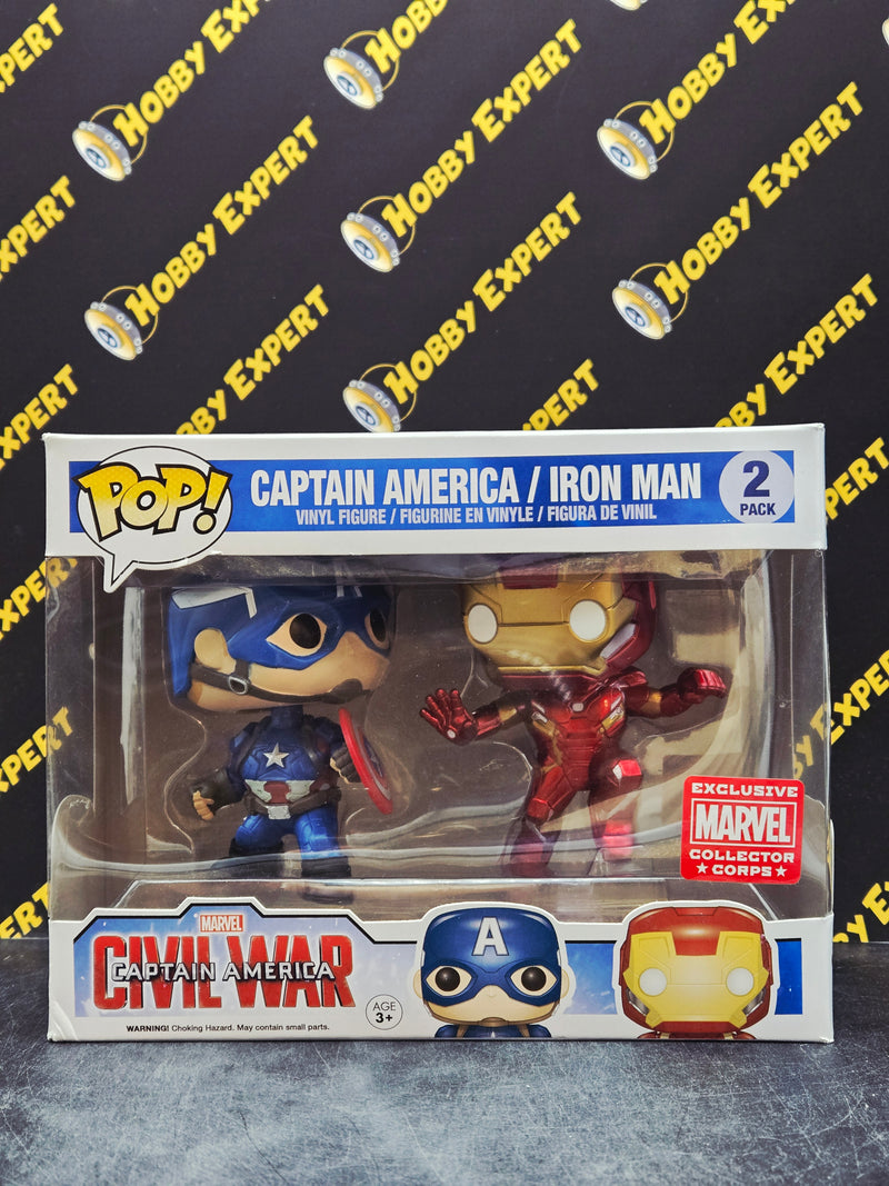 Captain America / Iron Man 2 Pack - Marvel Collector Corps - Captain America Civil War