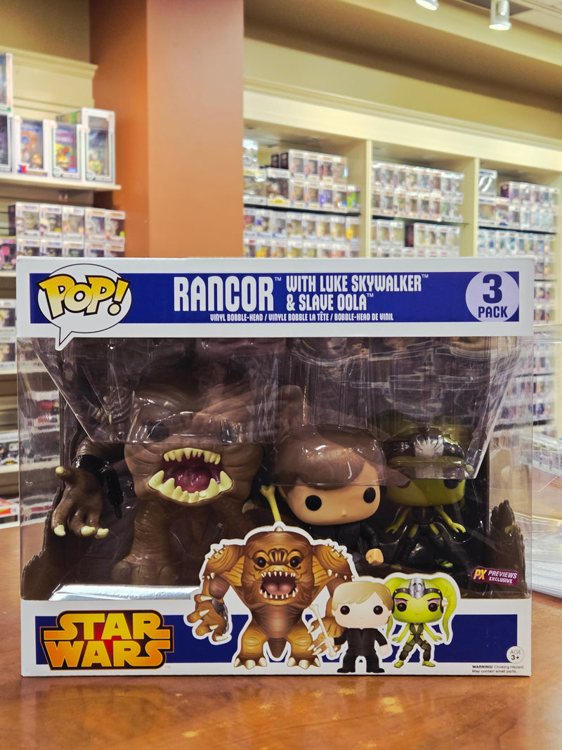 Rancor With Luke Skywalker & Slave Leia - PX Previews Excl. - Star Wars