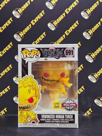 Venomized Human Torch #691 - Glows In The Dark / Special Edition - Venom