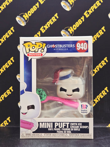 Mini Puft With Ice Cream Scoop #940 - Baskin Lobbins Excl. - Ghostbuster Afterlife