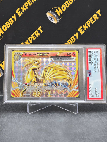 Ninetales BREAK #16 - XY Evolution - PSA 8