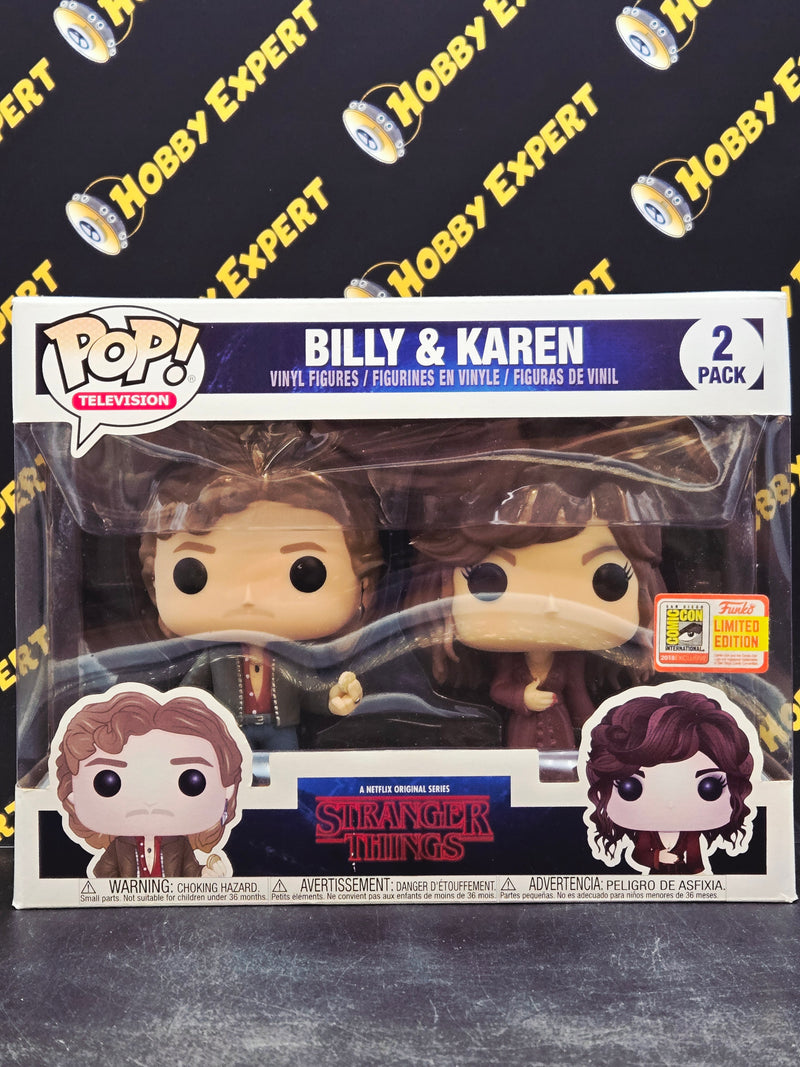 Billy & Karen 2 Pack - SDCC 2018 Excl. - Stranger Things