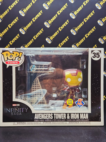Avengers Tower & Iron Man #35 - Glows In The Dark / PX Previews Exclusive 25.000Pcs - The Infinity Saga