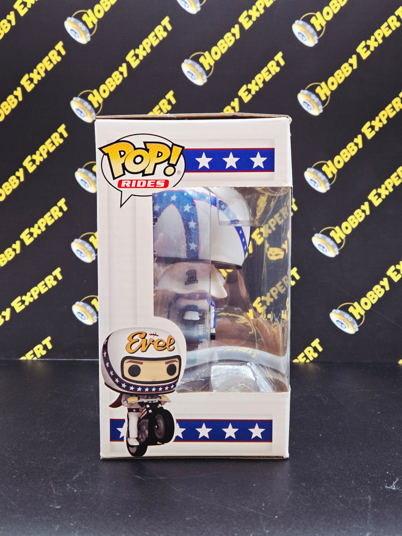 Evel Knievel On Motorcycle