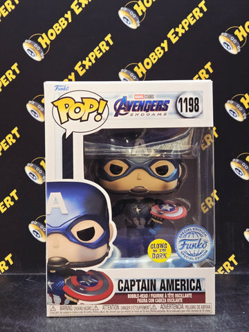 Captain America #1198 - Glows In The Dark / Funko SE - Avengers Endgame
