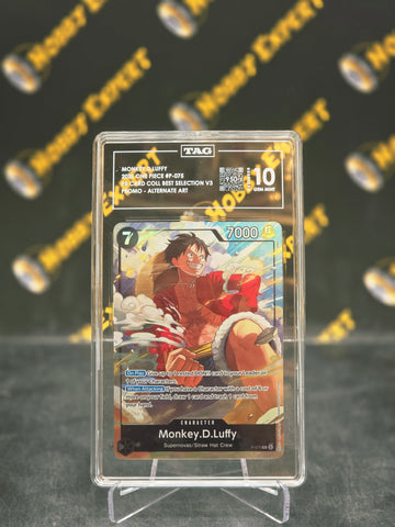 Monkey.D.Luffy #P-075 - Promo Alt. Art Best Selection V3 - TAG 10 (Score 950)