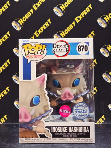 Inosuke Hashibira #870 - Flocked / Funko SE - Demon Slayer