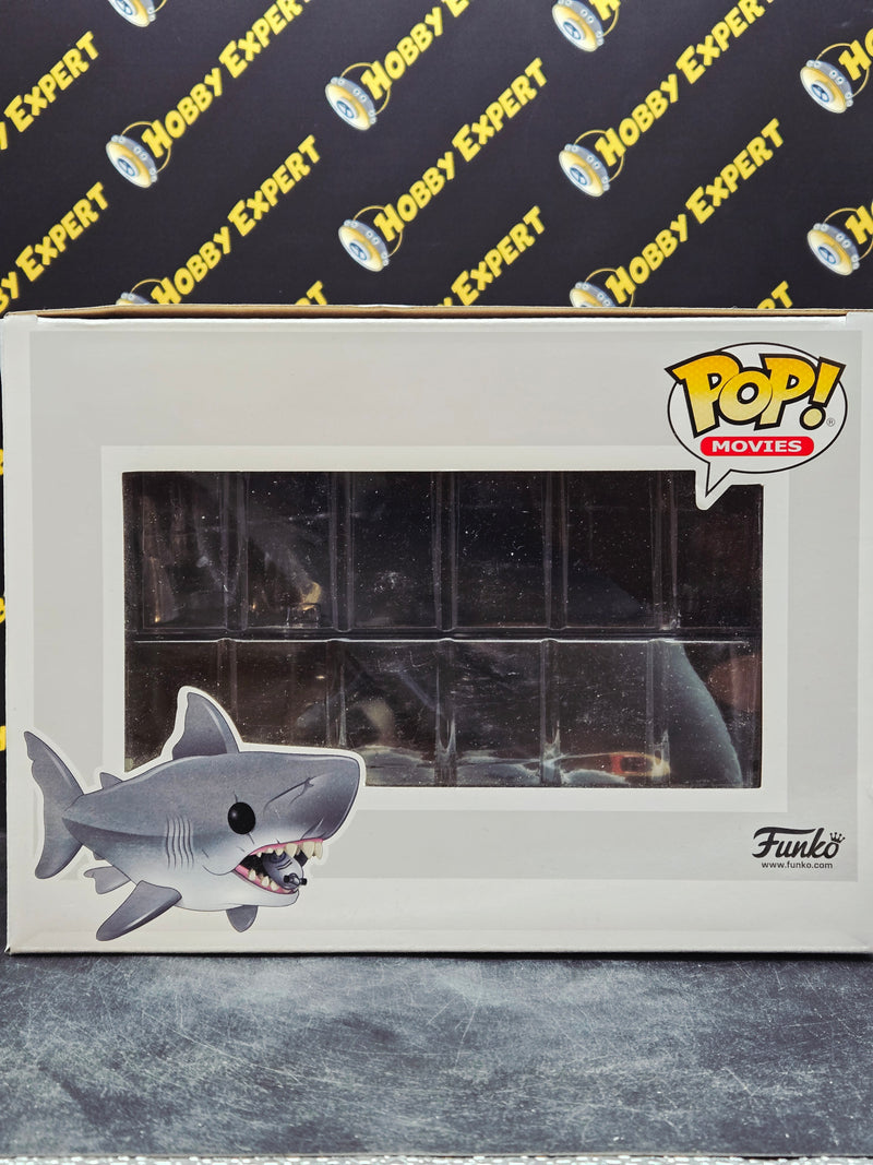 Great White Shark With Diving Tank