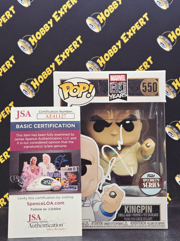 Kingpin #550 - Specialty Series - Autographed By Vincent D'onofrio / JSA Certified - Marvel 80 Years