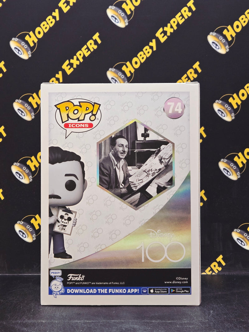 Walt Disney With Drawing