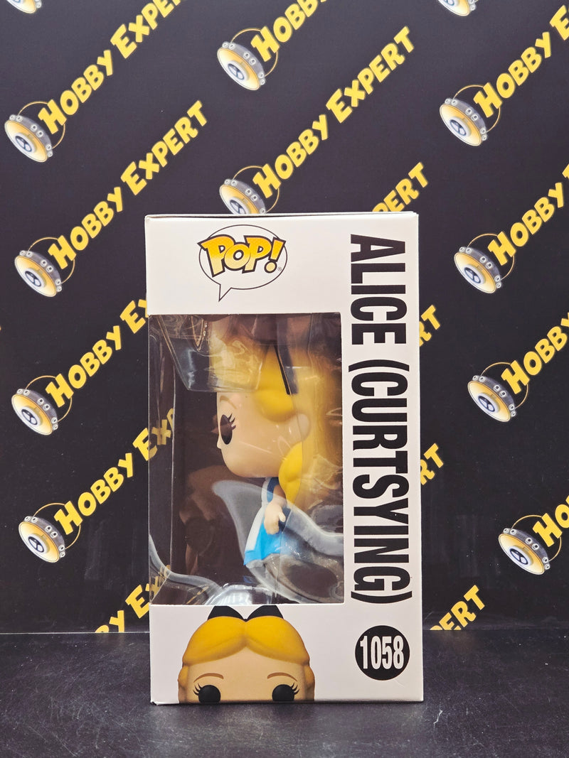Alice Curtsying