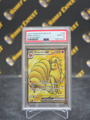 Ninetales ex #186 - Scarlet & Violet: 151 - PSA 10