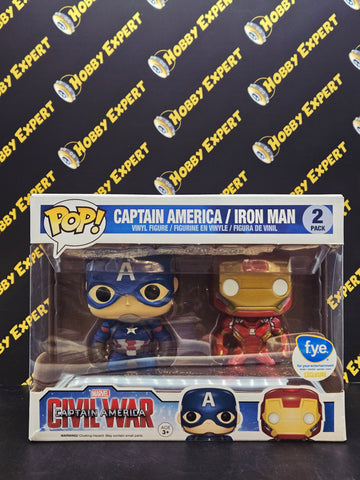 Captain America / Iron Man 2 Pack - FYE Exclusive - Captain America Civil War
