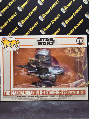 The Mandalorian In N-1 Starfighter With R5-D4 #670 - Star Wars