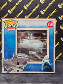 Great White Shark With Diving Tank