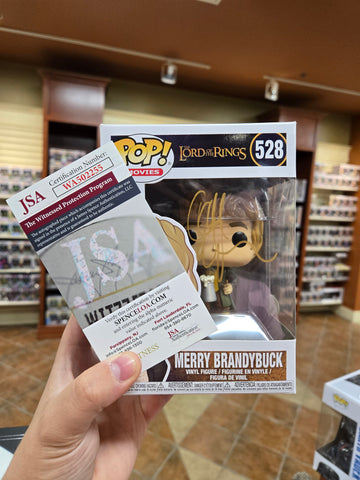 Merry Brandybuck #528 - The Lord of the Rings (Autographed By Dominic Monaghan) (JSA Certified)