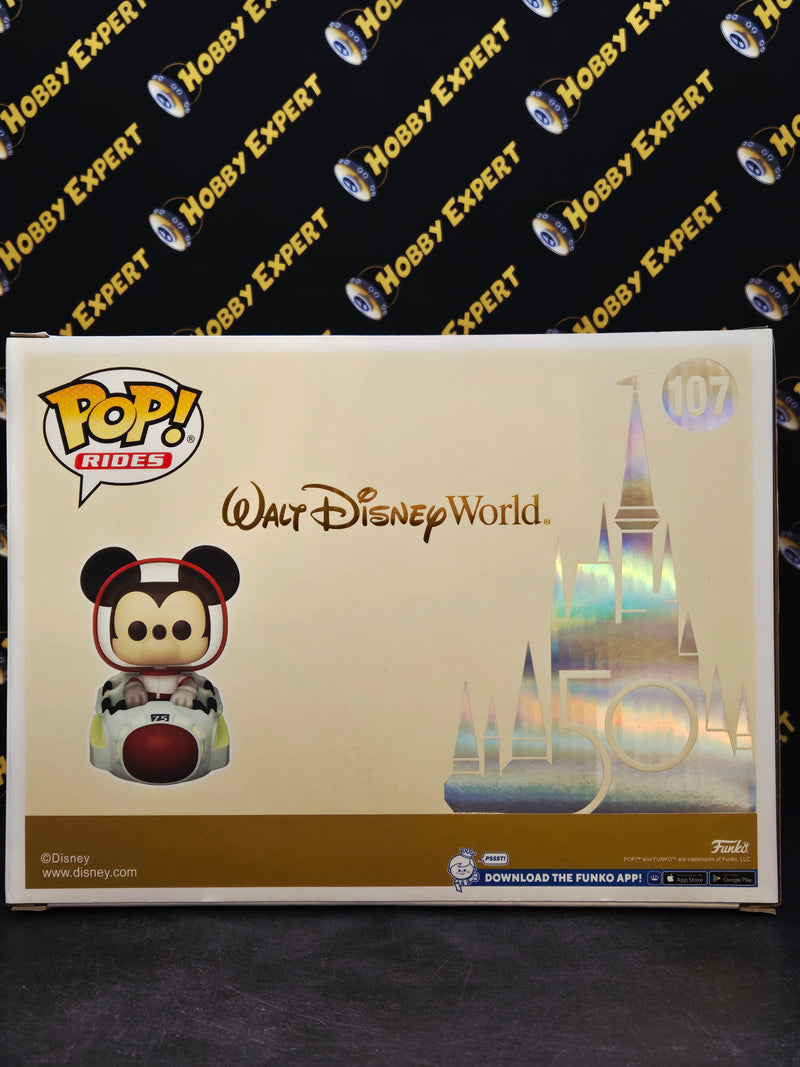 Mikey Mouse At The Space Mountain Attraction