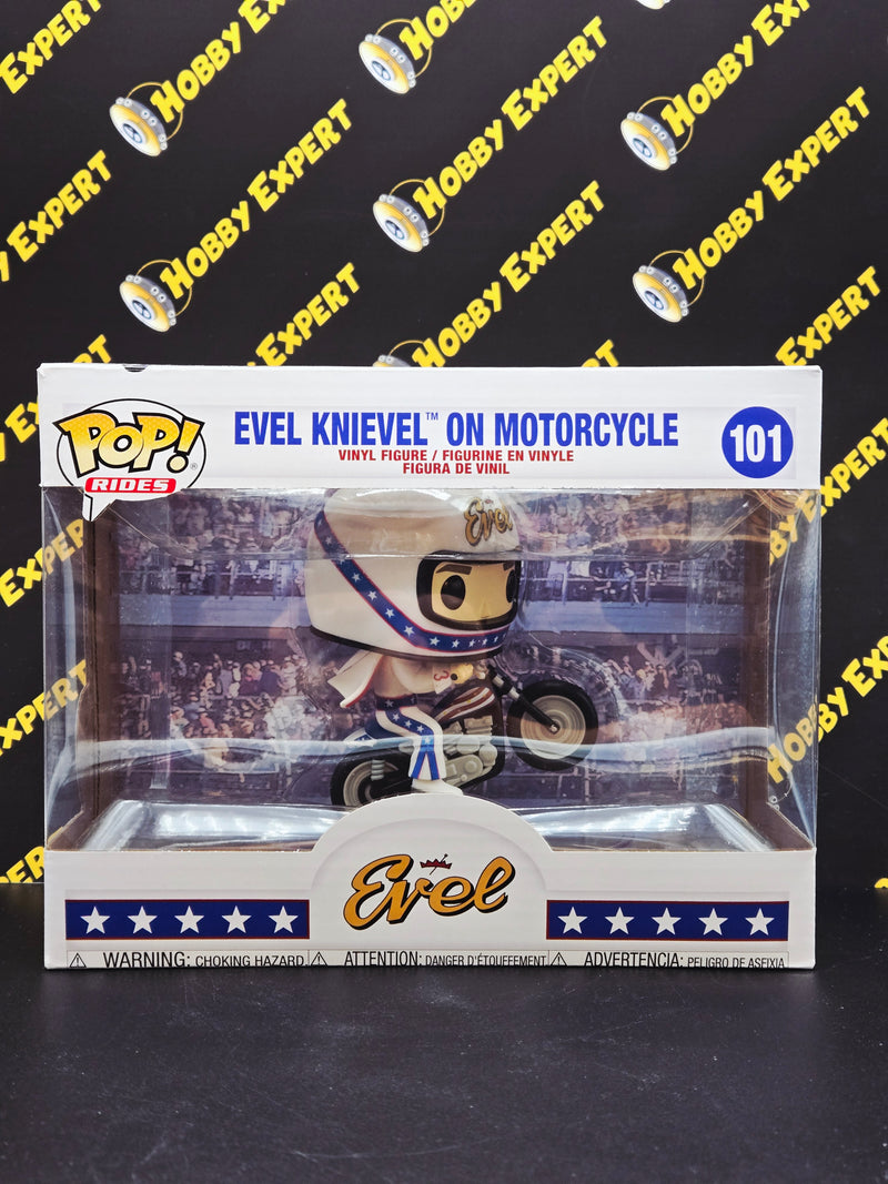 Evel Knievel On Motorcycle
