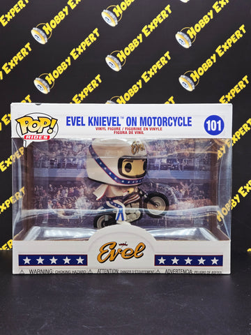 Evel Knievel On Motorcycle #101 - Evel