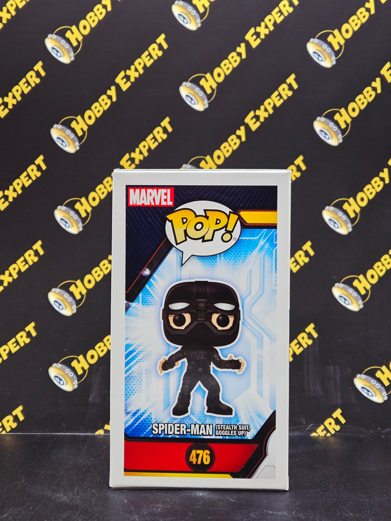 Spider-Man Stealth Suit Goggles Up
