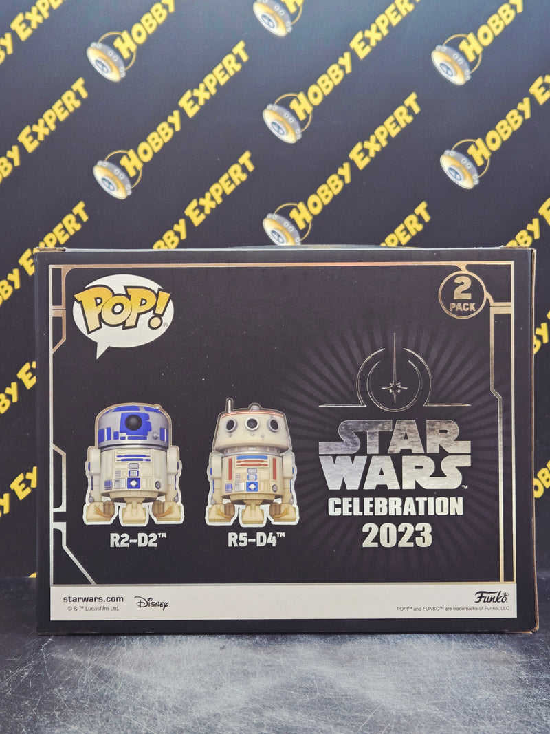 R2-D2 & R5-D4 2 Pack - 2023 Galactic Convention - Star Wars